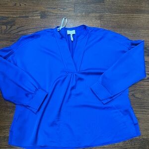 Laundry by Shelli Segal Women's Royal Blue Long Sleeve Top, Size L